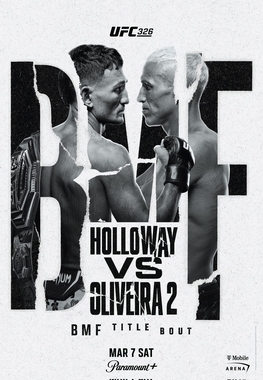 UFC 326: Holloway vs Oliveira 2 – Date, Venue, and BMF Belt Showdown